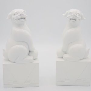 SOLD Jonathan Adler Foo Dog Bookends